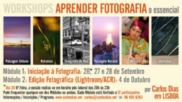 Workshop de Iniciação à Fotografia e de Edição Fotográfica com o Lightroom ou o Adobe Camera Raw, 2014